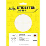 76 x 19 mm, soie d'acétate, 120 étiquettes Étiquette badge à écrire AVERY - Pochette AVERY Zweckform de 120 étiquettes nominatives 76 x 19 mm en soie d'acétate