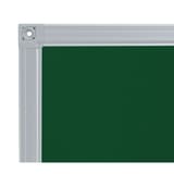Acier laqué vert, 900 x 600 mm Tableau craie magnétique X-tra!Line FRANKEN - Coin et fixation type miroir du Tableau craie magnétique FRANKEN X-tra!Line