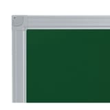 Acier laqué vert, 900 x 600 mm Tableau craie magnétique X-tra!Line FRANKEN - Coin à cache plastique du Tableau craie magnétique FRANKEN X-tra!Line