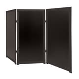 Cadre noir, 600 x 1 150 mm Tableau craie multi-panneaux MULTI BOARD SECURIT - Trois panneaux Securit MULTI BOARD noir reliés en paravent