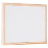 Magnétique, cadre en pin, 400 x 300 mm Tableau blanc Basic BI-OFFICE - Tableau blanc Bi-Office Basic, cadre en pin, vu de biais