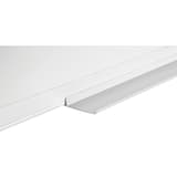 Acier laqué, cadre aluminium, 900 x 600 mm Tableau blanc AYDA BI-OFFICE - Auget porte-feutres clipsé sur le cadre du tableau blanc Bi-Office AYDA