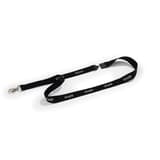 Noir, fermeture de sécurité, 440 x 20 mm, lot de 10 Lanière badge STAFF DURABLE - Lanière badge STAFF DURABLE noir, impression blanche