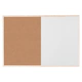 Magnétique, cadre en pin, 400 x 300 mm Tableau blanc et liège Basic BI-OFFICE - Tableau blanc et liège Bi-Office Basic, cadre en pin