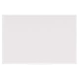 Tableau blanc MAULprimo, cadre en plastique blanc