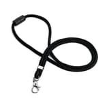 Lanière badge ronde en PET recyclé DURABLE noir