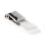 Clip badge métallique DURABLE vu de côté