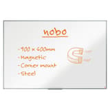 Tableau blanc nobo Essence en acier laqué, cadre aluminium