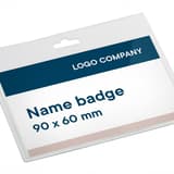 Porte badge EUROPEL 90 x 60 mm avec une carte insérée