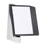 Porte document mural SHERPA STYLE noir vu de face