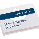 Porte badge ouvert EUROPEL avec une carte insérée