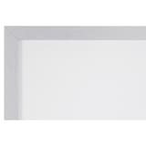 Angle du cadre argent du tableau blanc Bi-Office Essentials Metallic