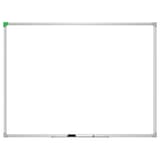 Tableau blanc FRANKEN U-Act! Line en acier laqué, cadre aluminium