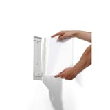 Pochette transparente du porte document FUNCTION retirée de son support