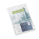 Porte badge événementiel A6 DURABLE garni, avec carte de visite