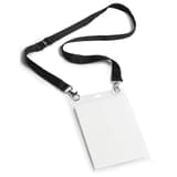 Porte badge événementiel A6 DURABLE avec lacet noir
