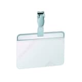 Porte badge autoplastifiant DURABLE 90 x 54 mm à clip, vide