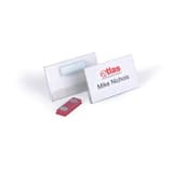 Badge magnétique DURABLE avec un insert imprimé