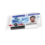 Bouton-poussoir du porte badge PUSHBOX DURABLE pour sortir la carte