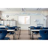 Tableau blanc nobo Premium Plus dans une salle de classe