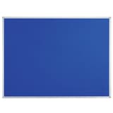 Tableau feutrine FRANKEN X-tra!Line bleu à cadre aluminium, 900 x 600 mm, surface en feutre