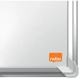 Coin du cadre aluminium du tableau blanc nobo Premium Plus