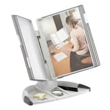 Pupitre de table Design gris ouvert sur une photo de bureau