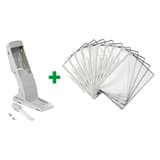Kit d'extension djois Design : module socle et colonne plus 10 poches A4 grises