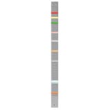 Porte-fiches nobo 1900403 garni de fiches T
