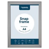 Porte affiche EUROPEL Premium A4, profilé aluminium argent de 20 mm