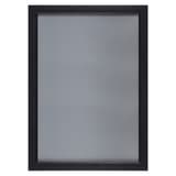 Porte affiche EUROPEL Premium+ A3, profilé aluminium noir mat de 25 mm