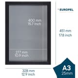 Cotes du porte affiche EUROPEL Premium+ A3