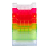 Trieur mural EXACOMPTA A4 paysage, 6 cases, arlequin