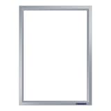 Porte affiche clipsable FRANKEN ECO A4 en aluminium argent