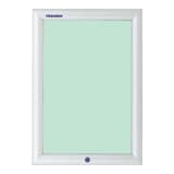 Porte affiche verrouillable FRANKEN Security A4 à profilé aluminium argent de 35 mm