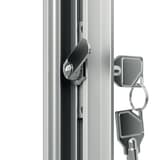 Serrure et clés du porte affiche FRANKEN PRO Security