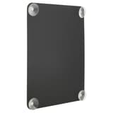 Tableau craie de vitrine Securit vu de trois quarts