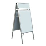 Stop-trottoir porte-affiche FRANKEN Standard Plus A1 avec fronton