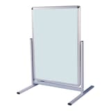 Stop-trottoir porte-affiche FRANKEN Outdoor A1 sur pieds, cadre aluminium argent