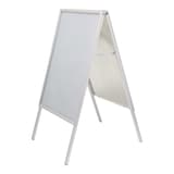 Stop-trottoir porte-affiche MAULpublic A1, cadres aluminium argent