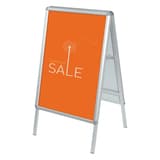 Stop-trottoir porte-affiche nobo Essence A1 avec une affiche