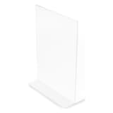 Présentoir de table deflecto A4 portrait, droit, vide