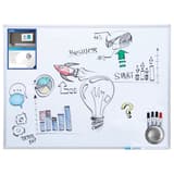 Tableau blanc FRANKEN X-tra!Line avec schémas, marqueurs et aimant