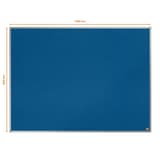 Tableau feutrine nobo Essence bleu à cadre aluminium, 1 200 x 900 mm, cotes