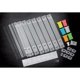7 colonnes et 1 index de 20 fentes, 474 x 490 mm Planning fiche T OfficePlaner FRANKEN - Contenu du planning FRANKEN PV1020 : supports, fiches, porte-fiches