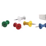 Punaises magnetoplan de cinq couleurs