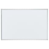 Tableau blanc laqué FRANKEN ECO, cadre aluminium