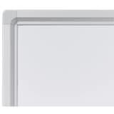Angle du cadre et coin gris clair du tableau blanc FRANKEN ECO