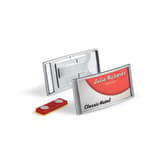 Dos du badge CLASSIC DURABLE et sa plaque magnétique