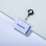 Porte badge double rigide AVERY avec enrouleur